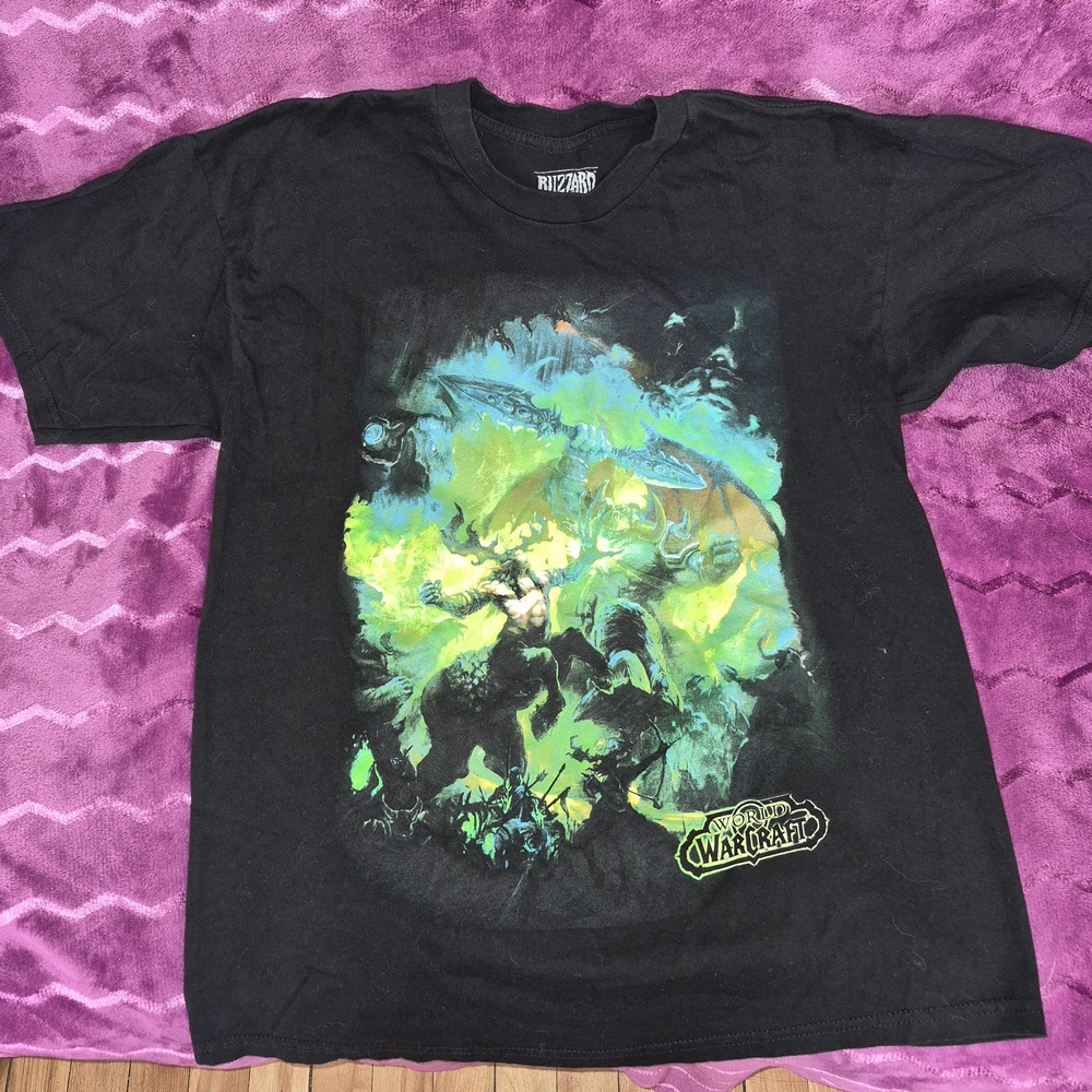 World of Warcraft Blizzard Graphic Tee T Shirt Size Large